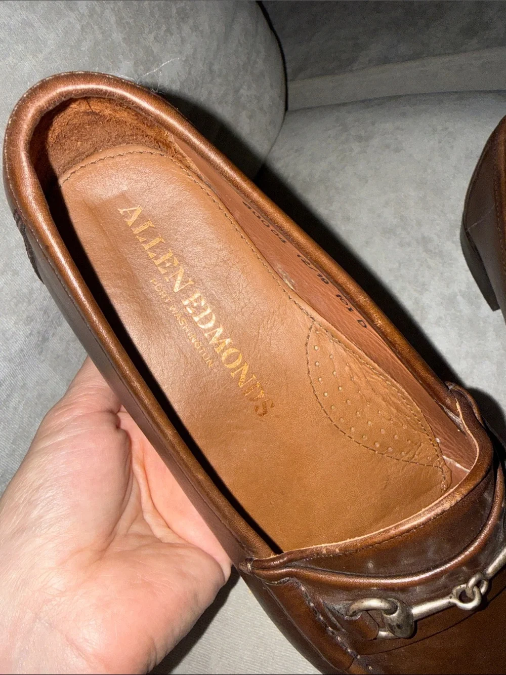Allen Edmonds Brown Leather Bit Loafers